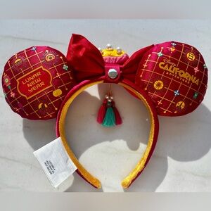 Disney Mickey / Minnie Lunar New Year Headband with Removable Bow